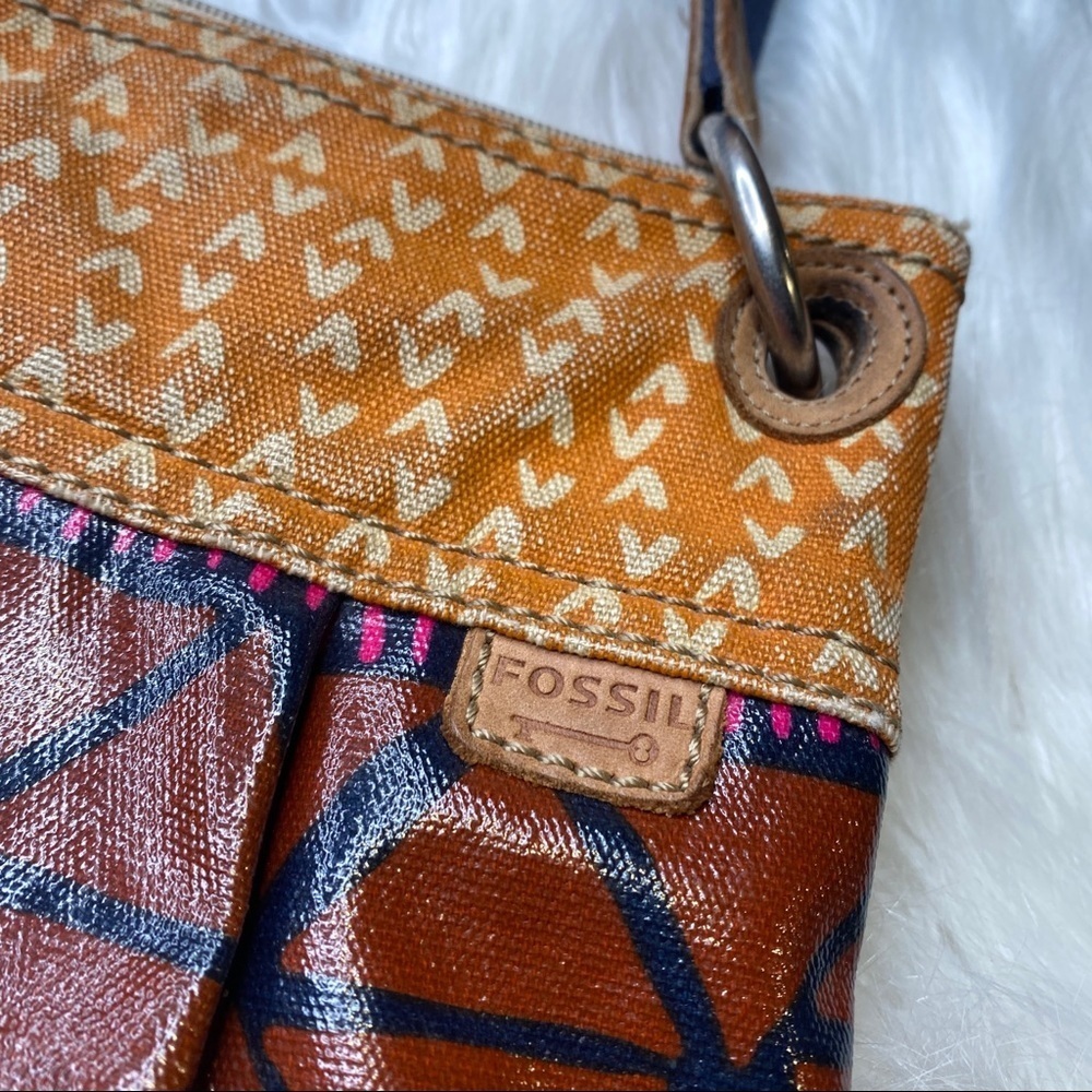 Fossil Key-Per Coated Pattern Multicolored Adjust… - image 4